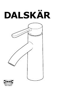 Priručnik IKEA DALSKAR Slavina