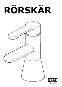Kullanım kılavuzu IKEA RORSKAR Musluk