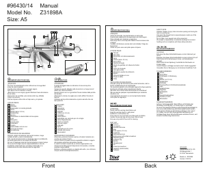 Manual Crivit IAN 96430 Canivete