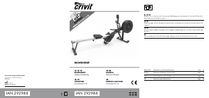 Manuale Crivit IAN 292988 Vogatore