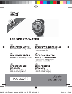 Návod Crivit IAN 34232 Športové hodinky