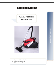 Manual Heinner XV-4040 Storm Aspirator