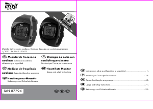 Manual de uso Crivit IAN 87794 Reloj deportivo