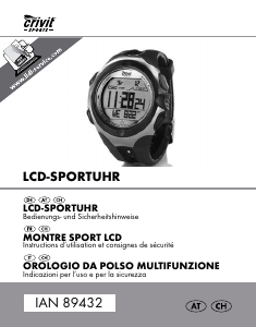 Mode d’emploi Crivit IAN 89432 Montre sport