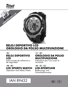 Manual de uso Crivit IAN 89432 Reloj deportivo