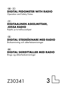 Bruksanvisning Crivit IAN 54421 Stegräknare