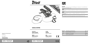 Mode d’emploi Crivit IAN 102549 Stepper