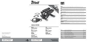 Bruksanvisning Crivit IAN 270017 Stegmaskin