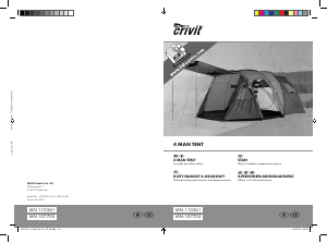 Handleiding Crivit IAN 110361 Tent