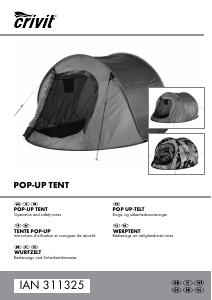 Handleiding Crivit IAN 311325 Tent