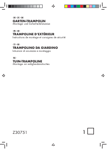 Manuale Crivit IAN 61132 Trampolino