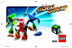 Mode d’emploi Lego set 3835 Games Robo Champ