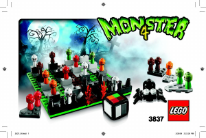 Manuale Lego set 3837 Games Monster 4