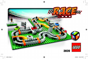 Käyttöohje Lego set 3839 Games Race 3000