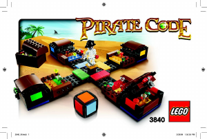 Manual de uso Lego set 3840 Games Pirate code