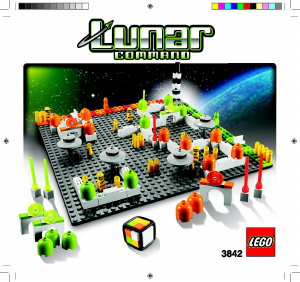 Manual Lego set 3842 Games Lunar command