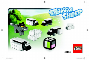 Handleiding Lego set 3845 Games Shave a Sheep
