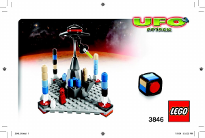 Handleiding Lego set 3846 Games UFO Attack