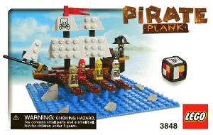 Bedienungsanleitung Lego set 3848 Games Pirate Plank