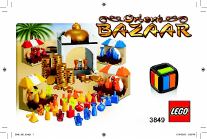 Manual Lego set 3849 Games Gold oasis