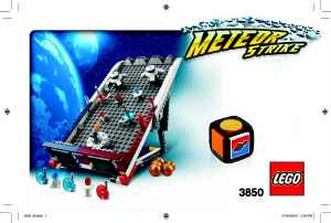 Manual de uso Lego set 3850 Games Meteor strike