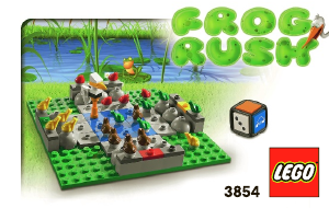 Bruksanvisning Lego set 3854 Games Frog Rush