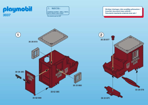 Manuale Playmobil set 3037 Western Trasporti oro