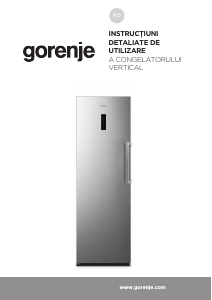 Manual Gorenje FN619FPB Congelator