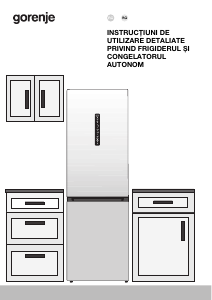 Manual Gorenje NRC6203SW4 Combina frigorifica