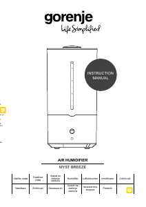 Handleiding Gorenje H45W Luchtbevochtiger