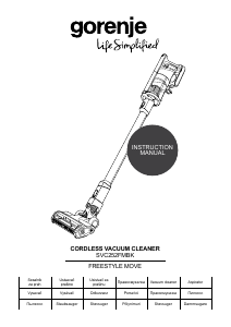 Manual Gorenje SVC252FMBK Aspirator