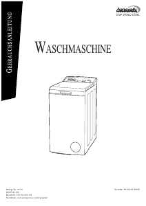 Bedienungsanleitung Hanseatic TOP 1200L Waschmaschine