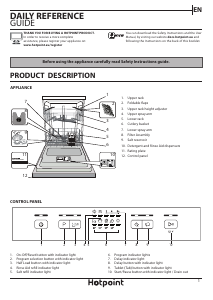 Handleiding Hotpoint HBC 2B19 UK N Vaatwasser