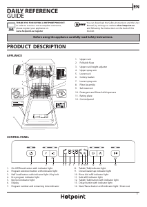 Handleiding Hotpoint HSFC 3M19 C UK N Vaatwasser