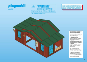 Manuale Playmobil set 6321 Western Ranch