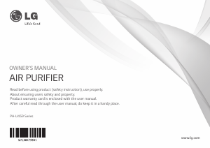 Manual LG PH-U459WN Air Purifier