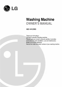 Manual LG WD-14127RD Washing Machine