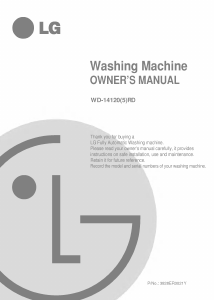 Manual LG WD-14120RD Washing Machine