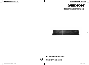 Bedienungsanleitung Medion LIFE P81013 (MD 88378) Tastatur