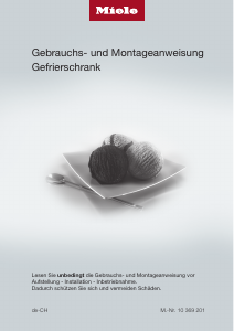 Bedienungsanleitung Miele FN 26065 ws Gefrierschrank