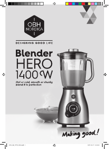 Bruksanvisning OBH Nordica 6700 Hero Blender