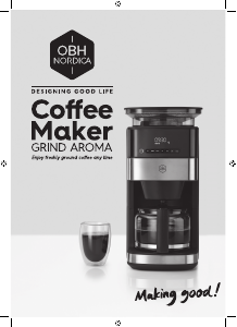 Bruksanvisning OBH Nordica OP8328S0 Grind Aroma Kaffemaskin