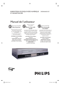 Mode d’emploi Philips DVDR3435V Combi DVD-vidéo