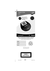 Mode d’emploi Philips AX7113 Lecteur CD portable