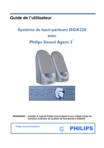 Mode d’emploi Philips DGX220 Haut-parleur