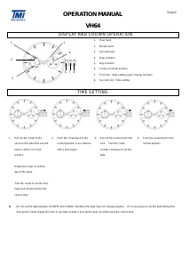 Handleiding TMI VH64 Horloge