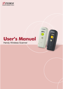 Manual ZEBEX Z-3251 Barcode Scanner