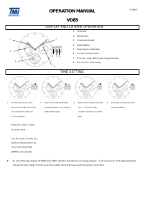 Handleiding TMI VD85 Horloge