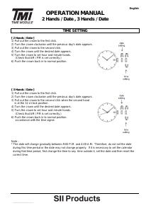 Handleiding TMI VJ42 Horloge