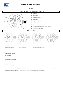 Manuale TMI VD84 Orologio da polso